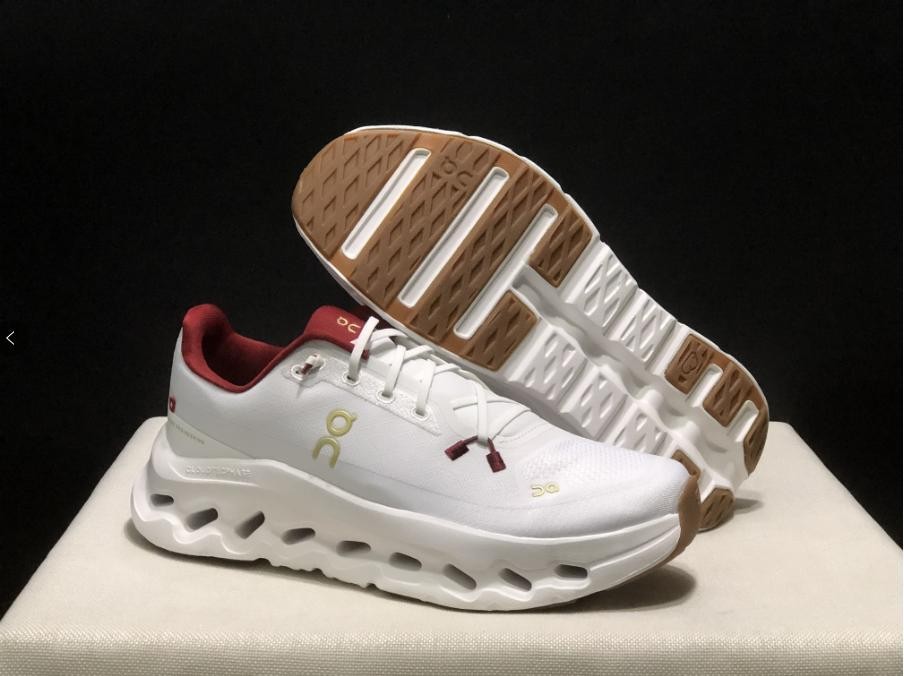 White & Pearl Cloudnova Lightweight Sneakers Unisex Men Women Brand-