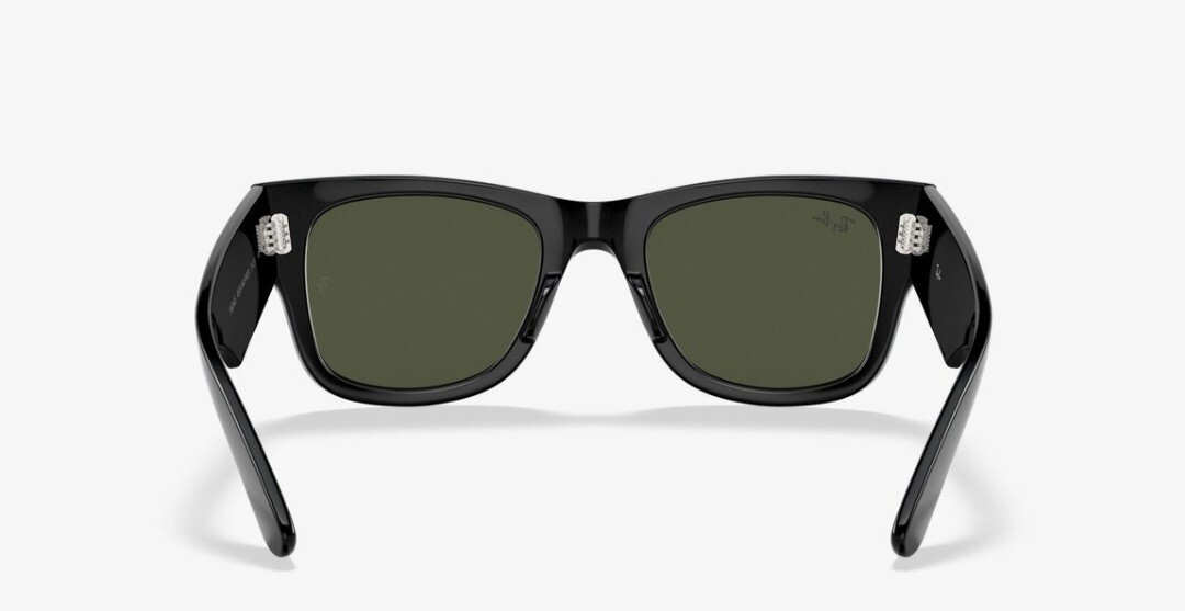 Ray-Ban Sunglasses Mega Wayfarer RB0840S 901/31 Black green Man Woman
