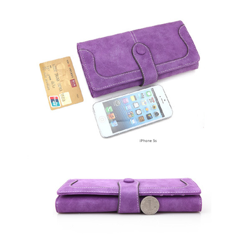 Women PU Leather Wallet Clutch Long Phone Card Holder Purse Handbag Best Gift US