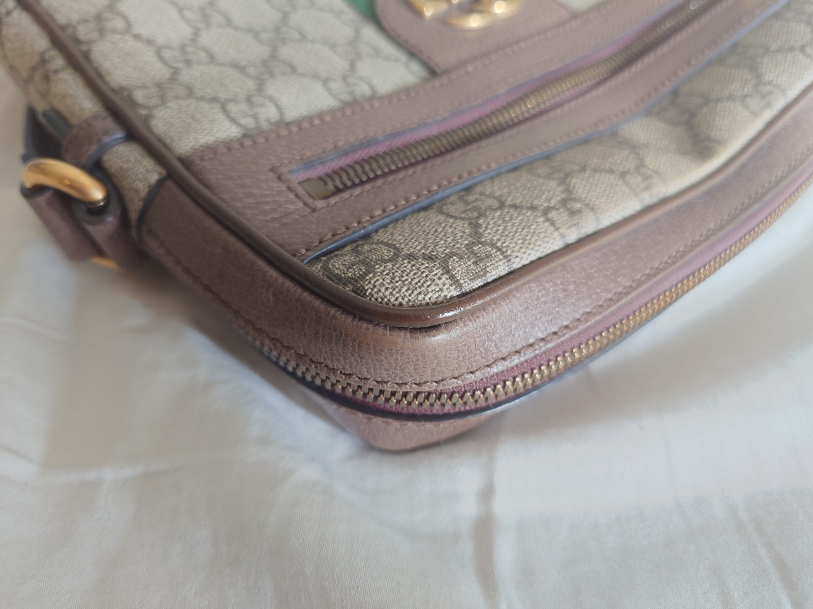 Gucci Ophidia GG Supreme Shoulder Crossbody Small Messenger Bag 547926 VG-EX