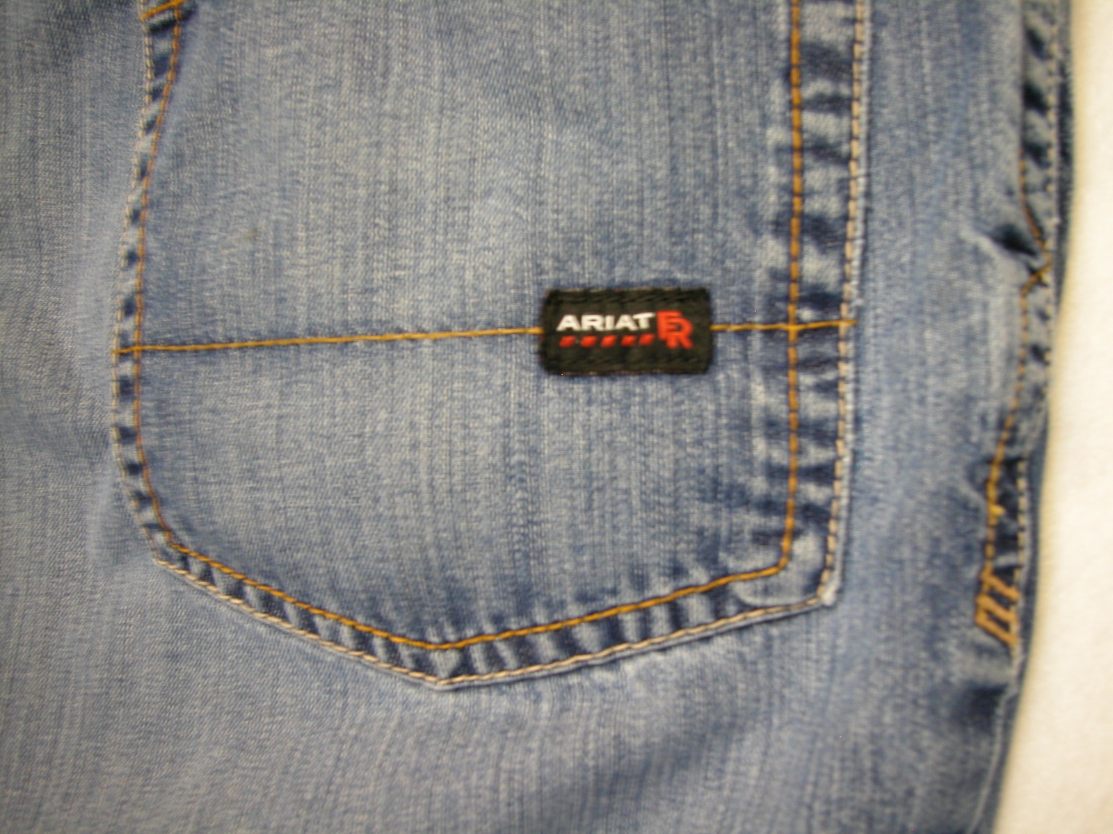 Ariat FR M4 50×34 Low Rise Boot Denim Jeans Men’s Distressed ( Measure48x28.5 )