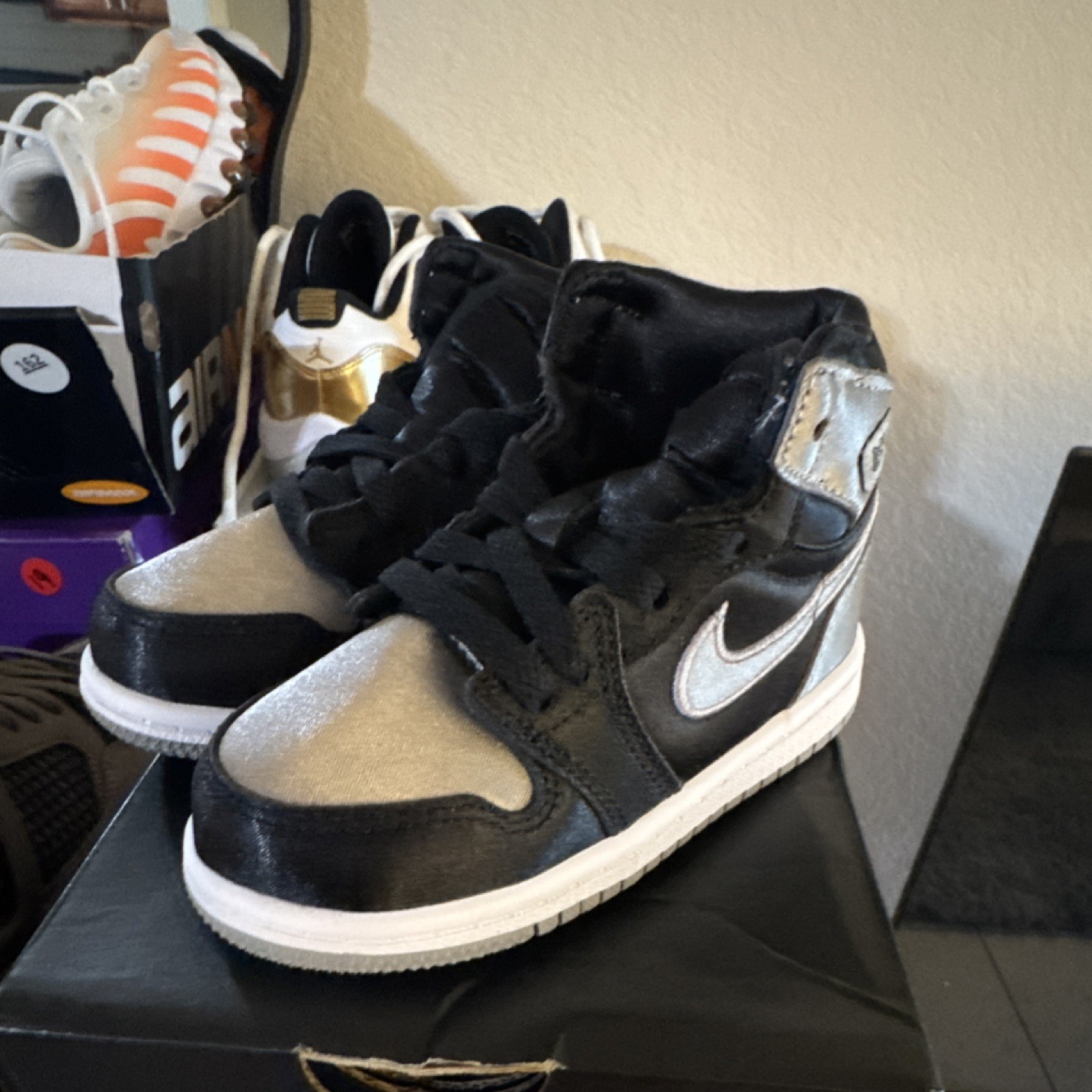 Jordan Air Jordan 1 Retro High OG (TD) Leather Colorblock 7C FD5305-010