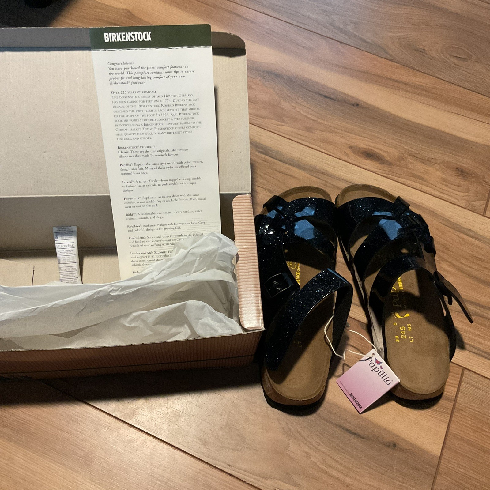Papillio by Birkenstock Sandals sparkly, black 07 Women 38 L7 M5