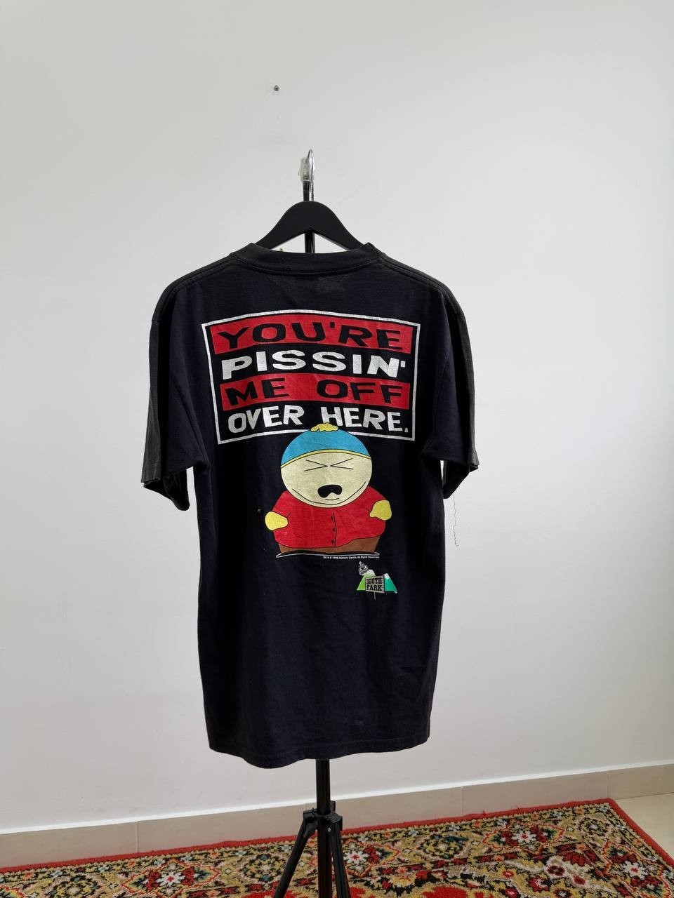 Rare Vintage 90s 1998 South Park Cartman Promo T-Shirt Graphic Tee Comedy Centra