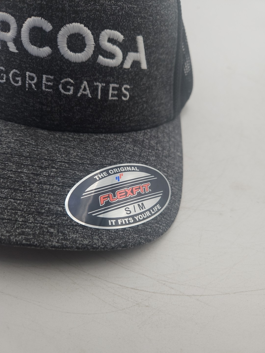 Arcosa Flexfit Hat Small/medium Black And Grey cap