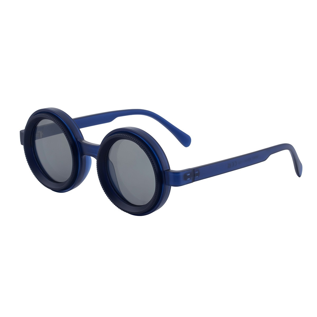 Polarized UV400 round frame sunglasses for men lightweight comfortable full