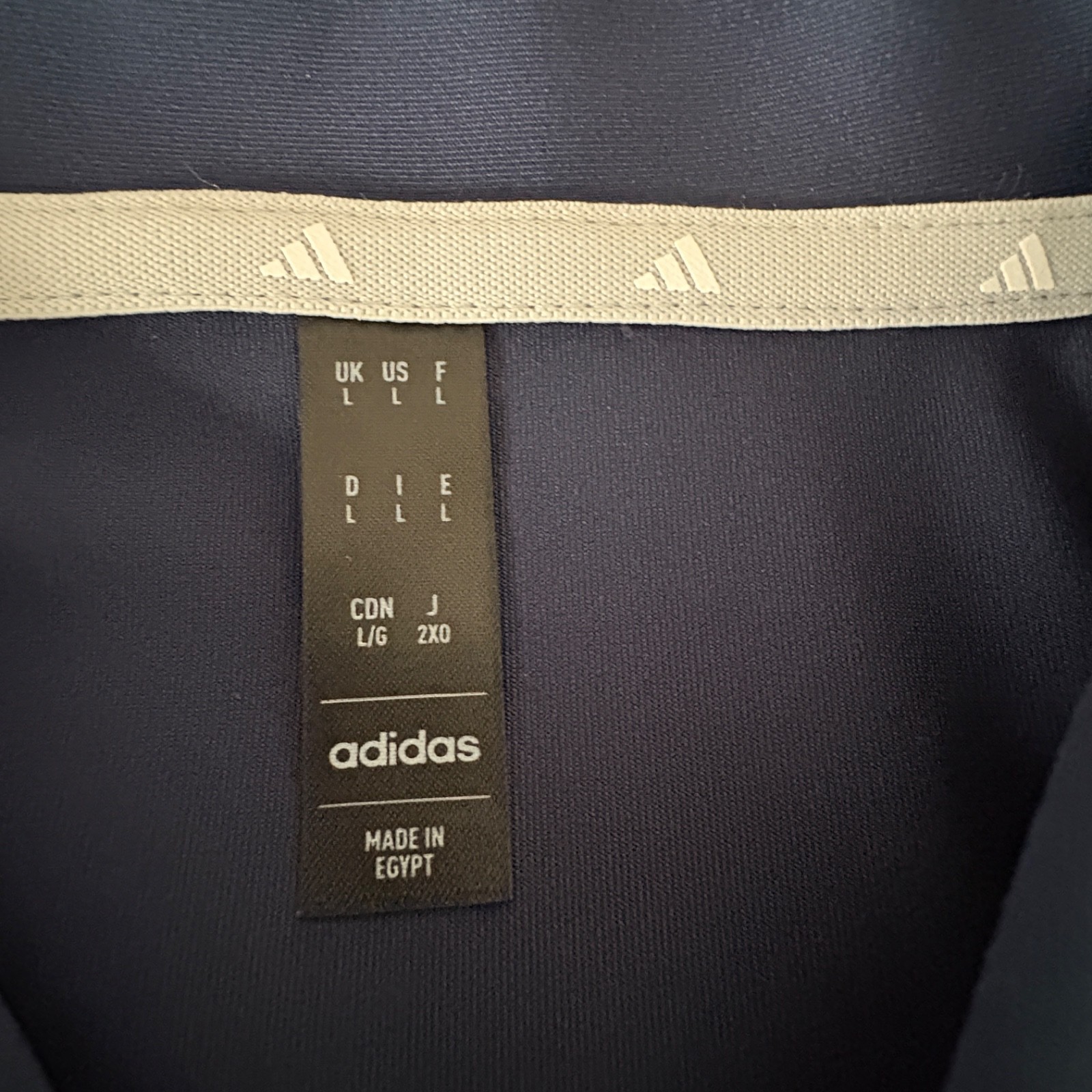 Adidas Ultimate Polo Shirt Men’s Size Large Navy Blue Golf Casual Performance