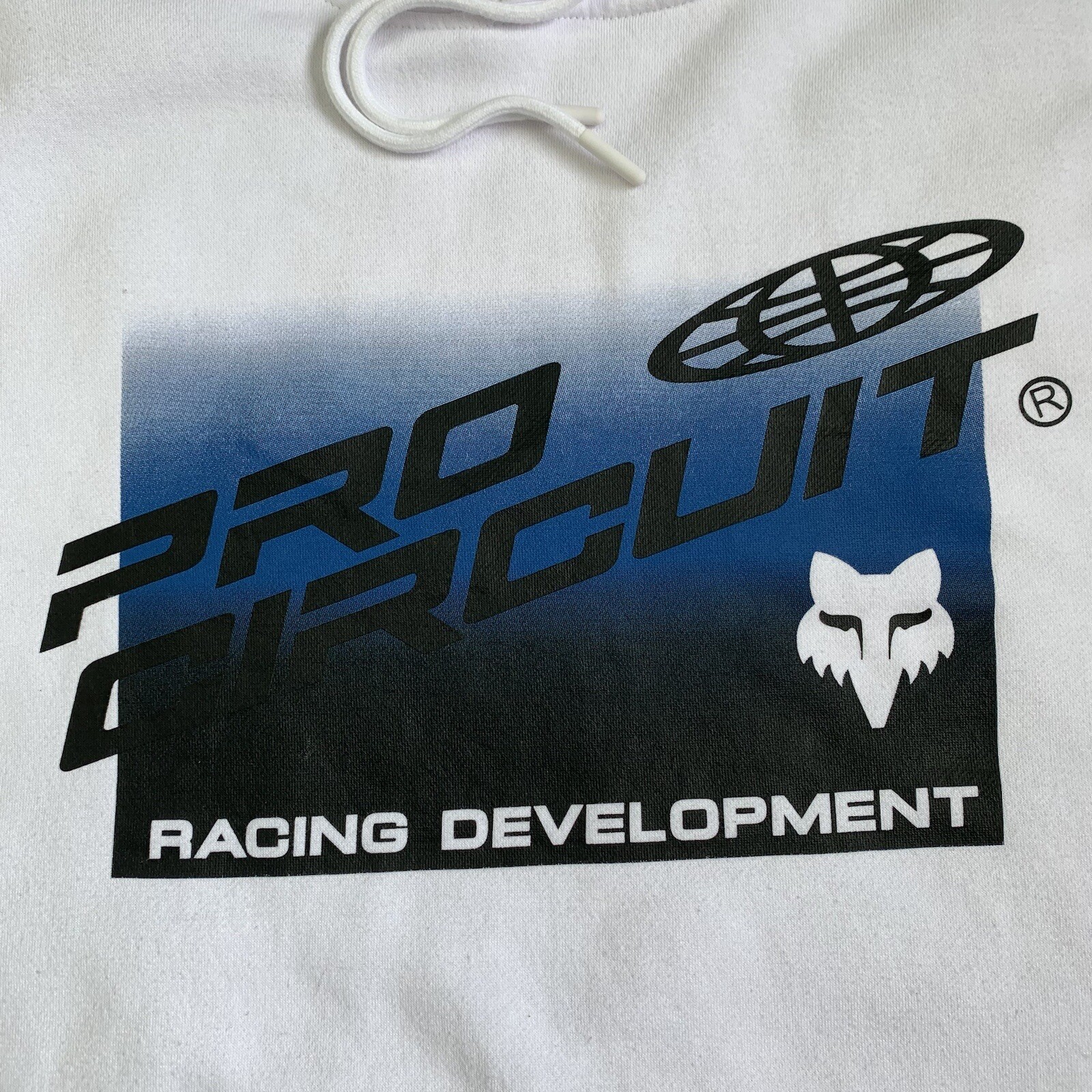 Fox Racing Development Foyl Pro Circuit Hoodie White XXL Sweatshirt Style 30572