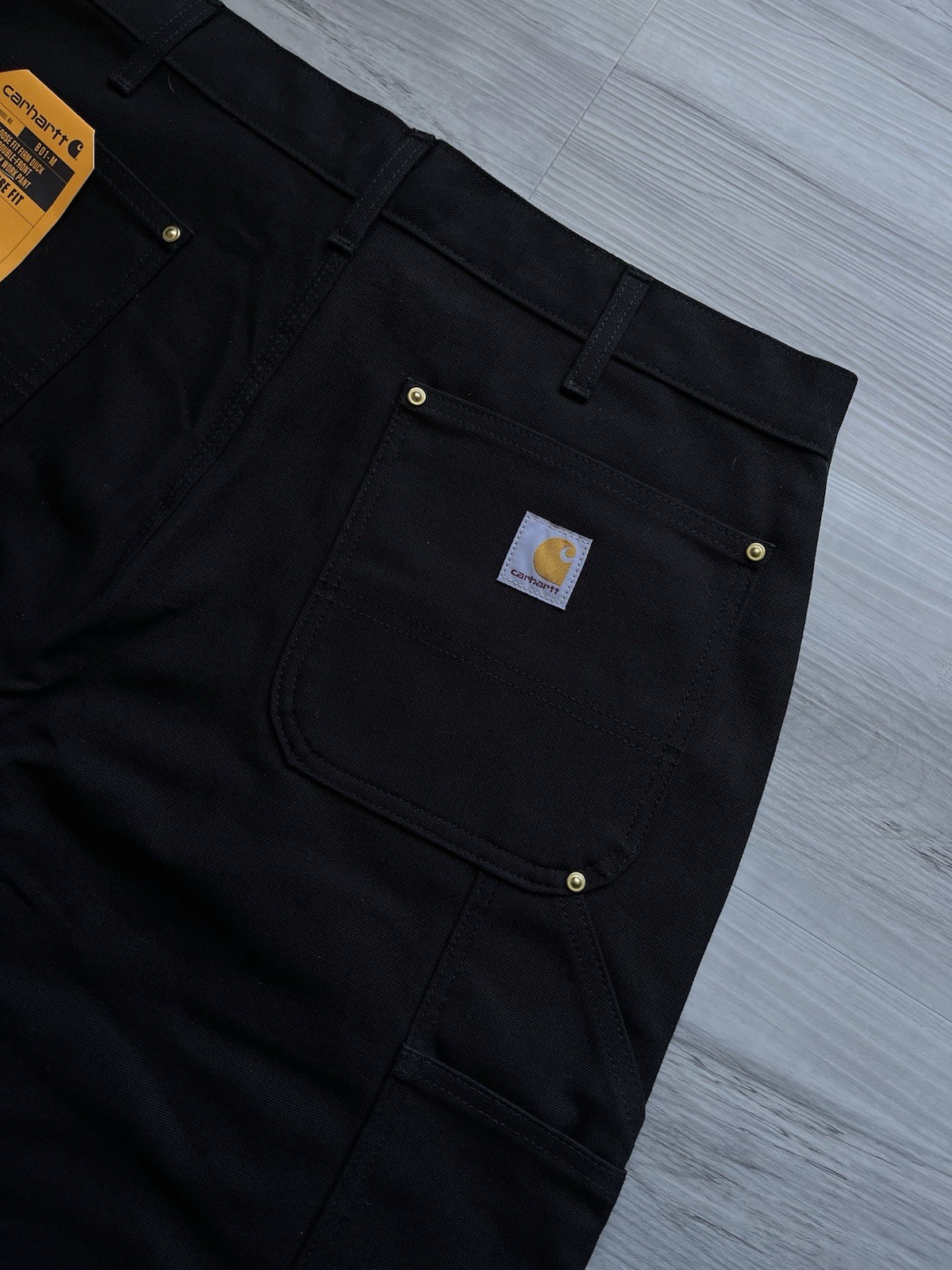 Carhartt B01 BLK Double Knee Carpenter Pants 2022 DEADSTOCK – 36×32 Made In USA