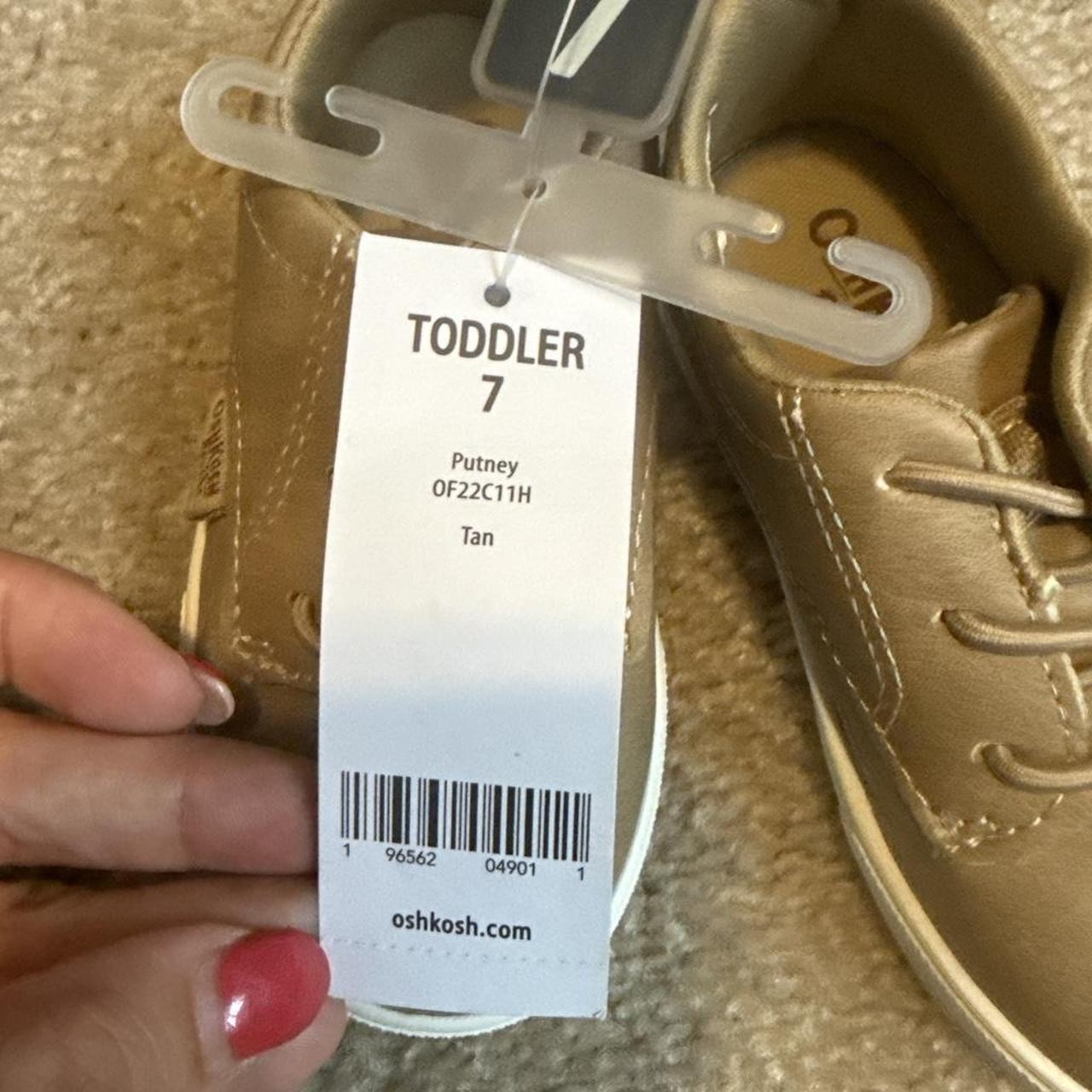 OshKosh B’gosh Kid’s Tan and Khaki Trainer