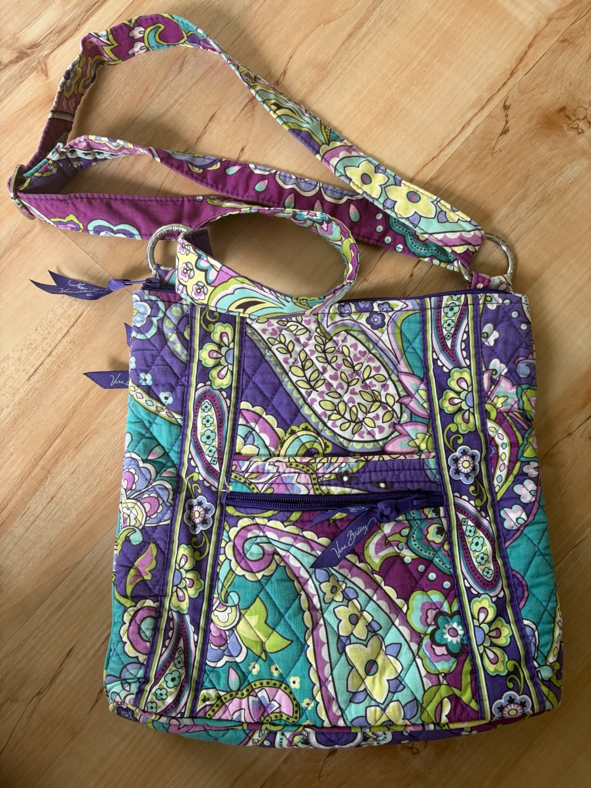 Vera Bradley Heather Pattern Quilted Cotton Crossbody