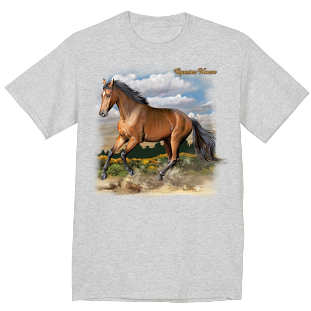 American Quarter Horse shirt horse breed men’s equestrian tee shirt
