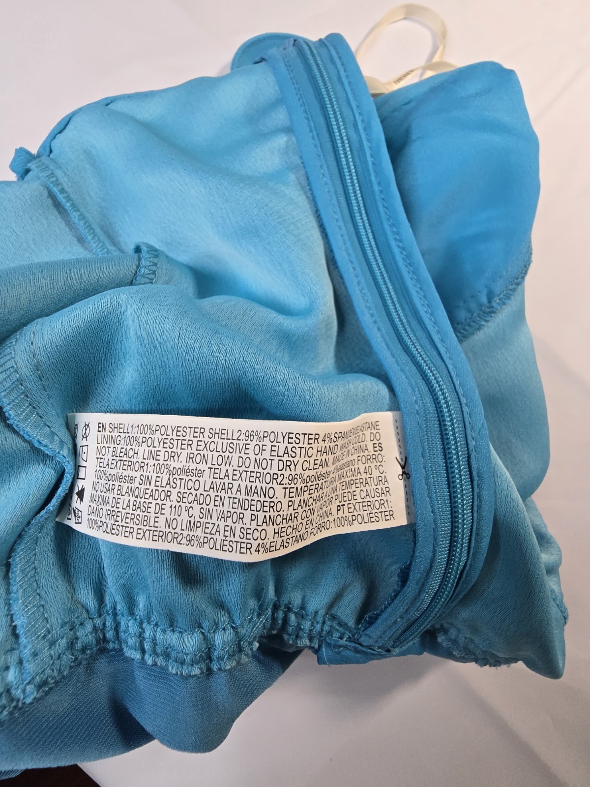 Forever 21 Women’s Bright Turquoise Bustier Cami Bodysuit Size Large NWT