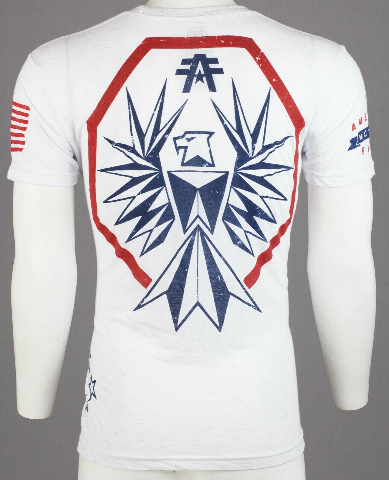 AMERICAN FIGHTER Somerset White Athletic Mens Crewneck T-shirt L-3XL NWT