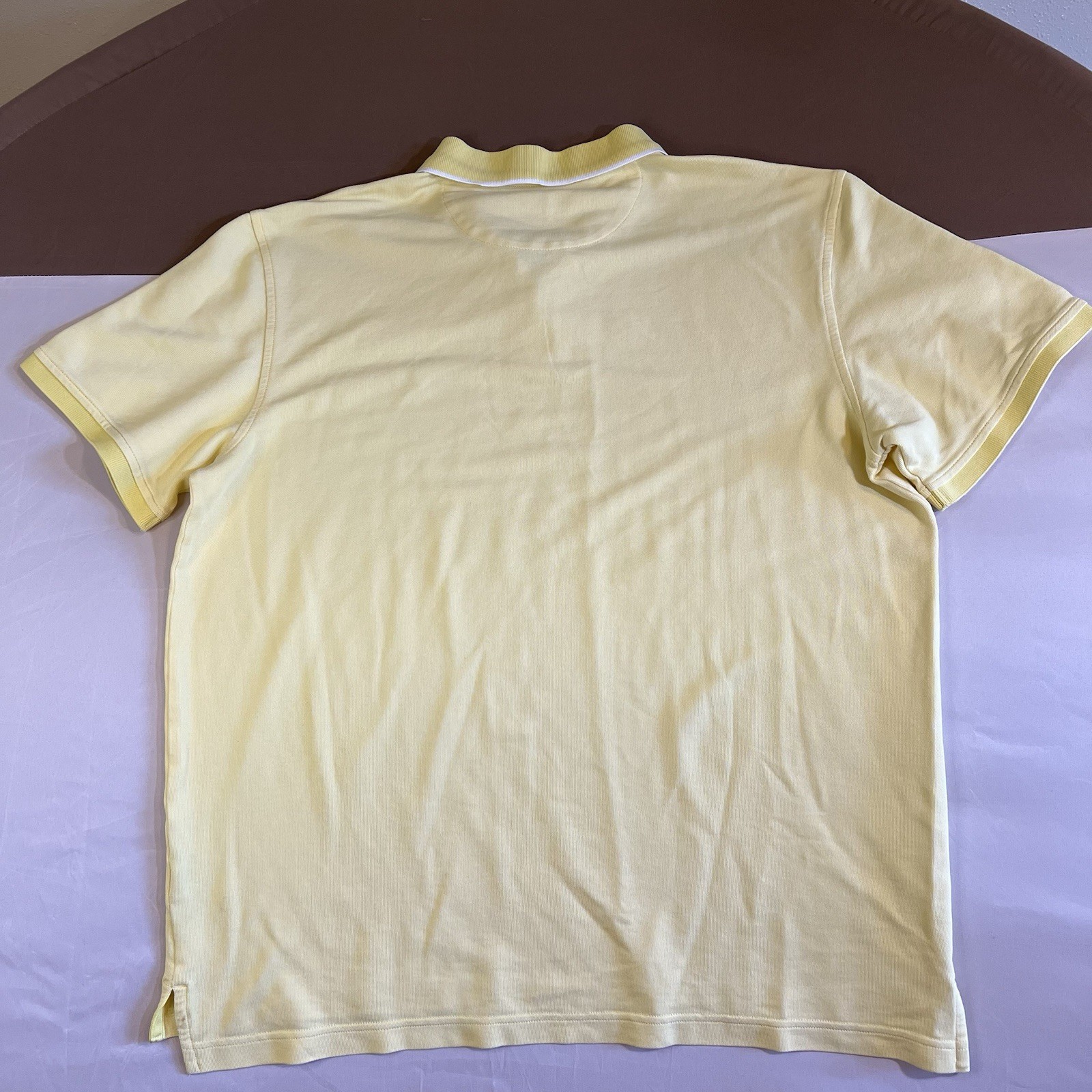 IZOD Advantage Performance Men’s Yellow XL Short Sleeve Stretch Polo Shirt
