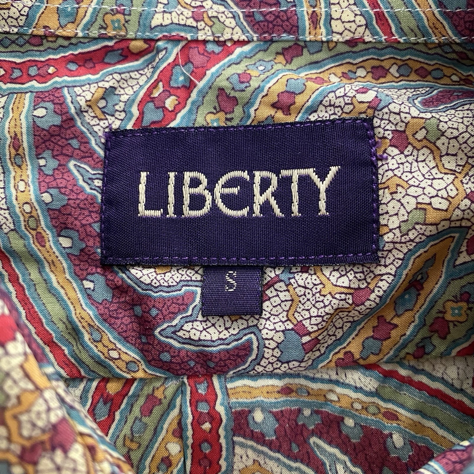 Liberty London Tana Lawn Cotton Paisley Shirt Men S British Retro Mod Heritage