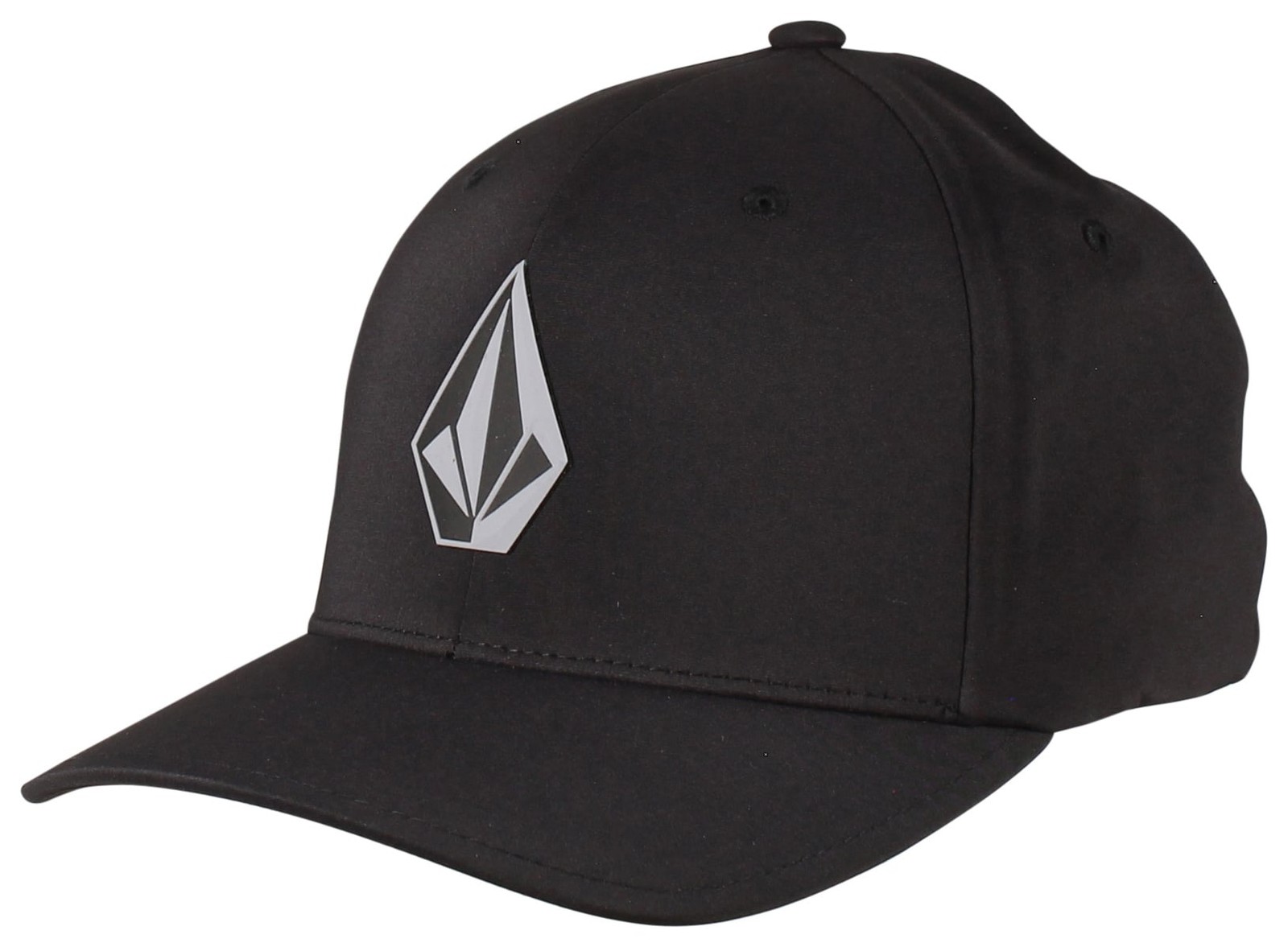 Volcom Stone Tech Delta Flexfit Hat – Black – New