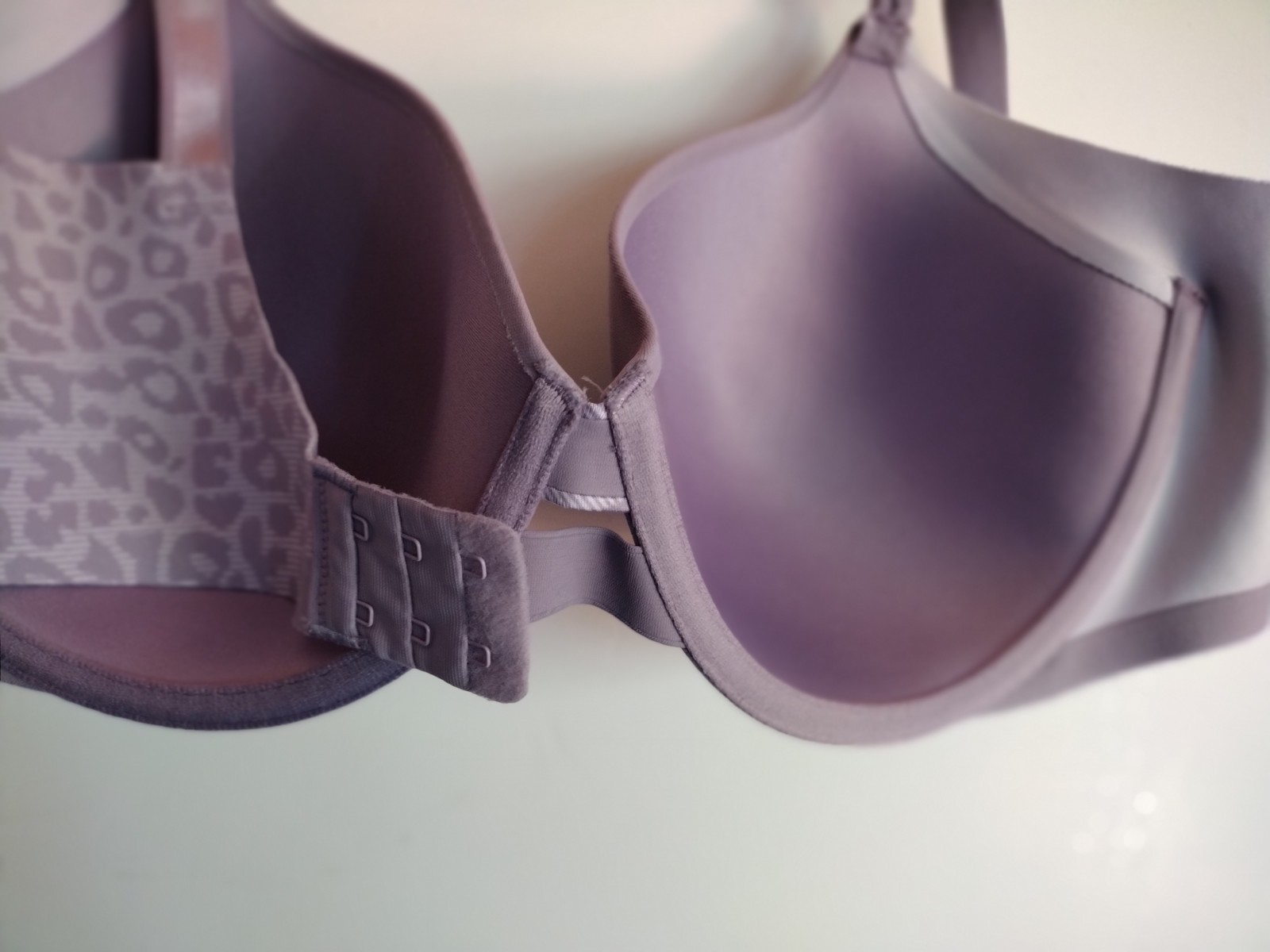 Warners Bra 36D MAUVE Full Coverage RB5781A No Side Effects Convertible Straps