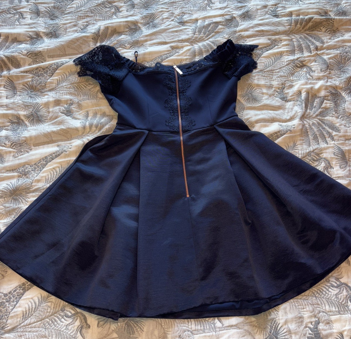 Ted baker Ladies Navy Blue Dress Size 3