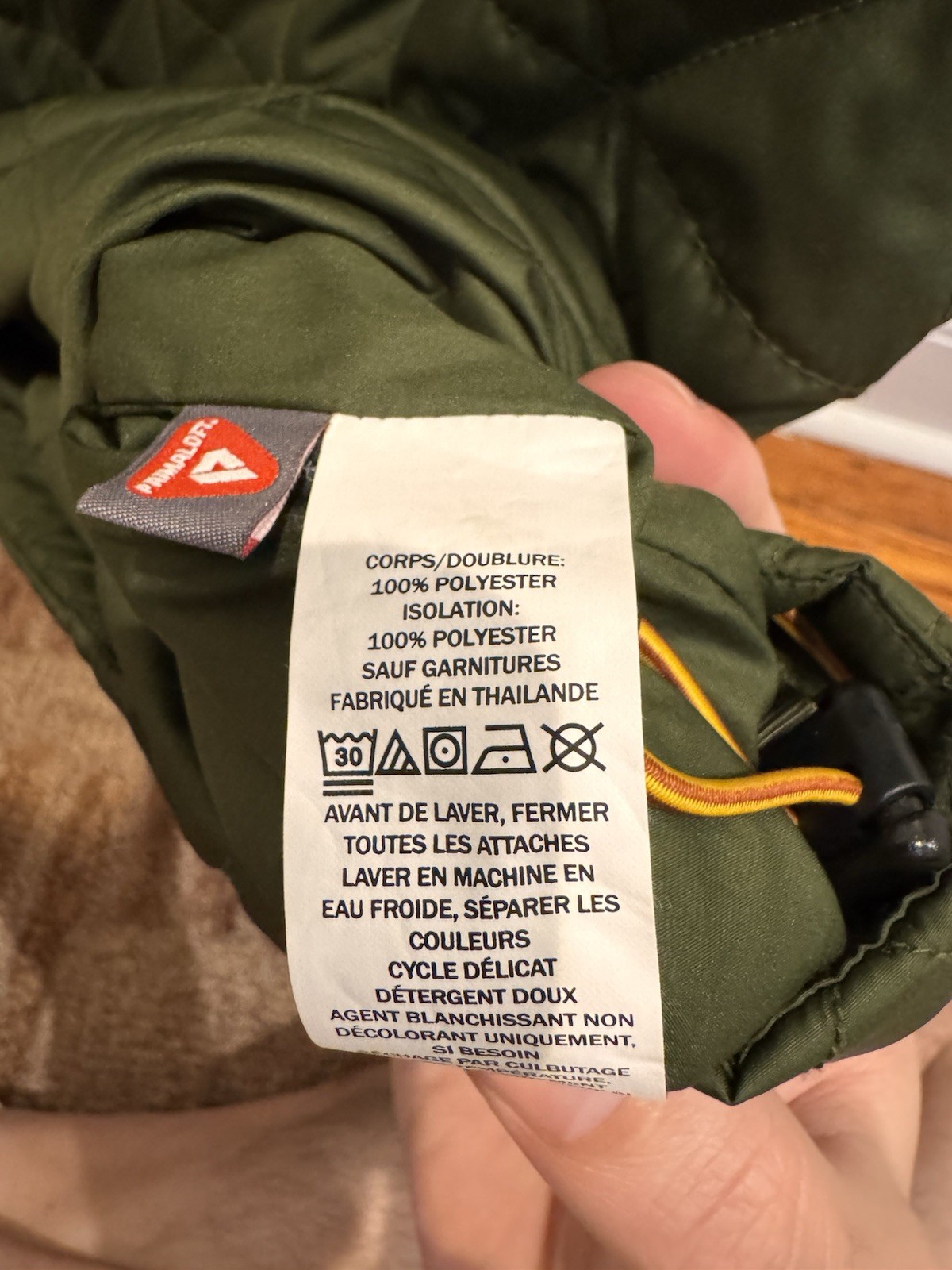 LL Bean Katahdin Men’s Insulated Pullover Hooded Jacket 1/2 Zip Regular