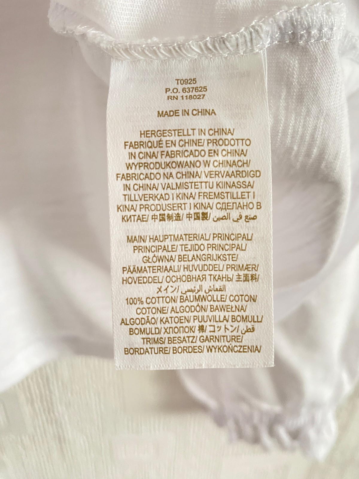 Boden White Broderie Yoke Jersey Top size 14 NEW