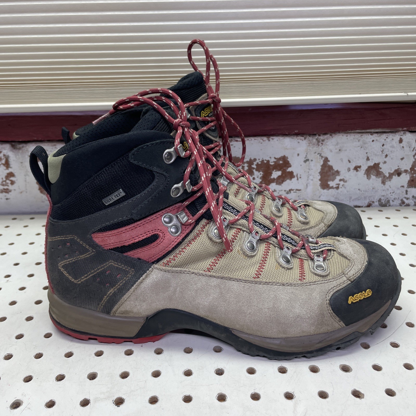 ASOLO FUGITIVE GTX Waterproof Hiking Backpacking Boots Sz Mens 13