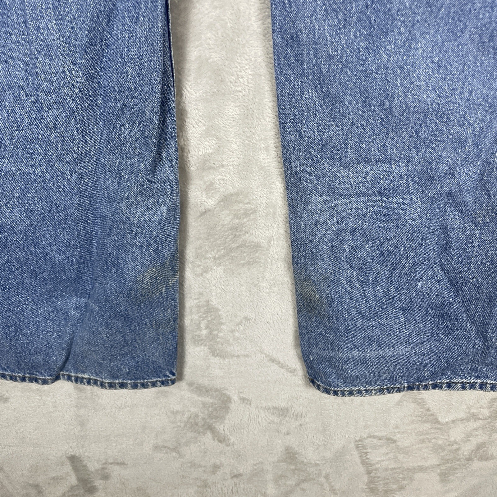 Vintage Carhartt Double Knee Jeans Mens 36×34 B73 DST Distressed Denim Pants