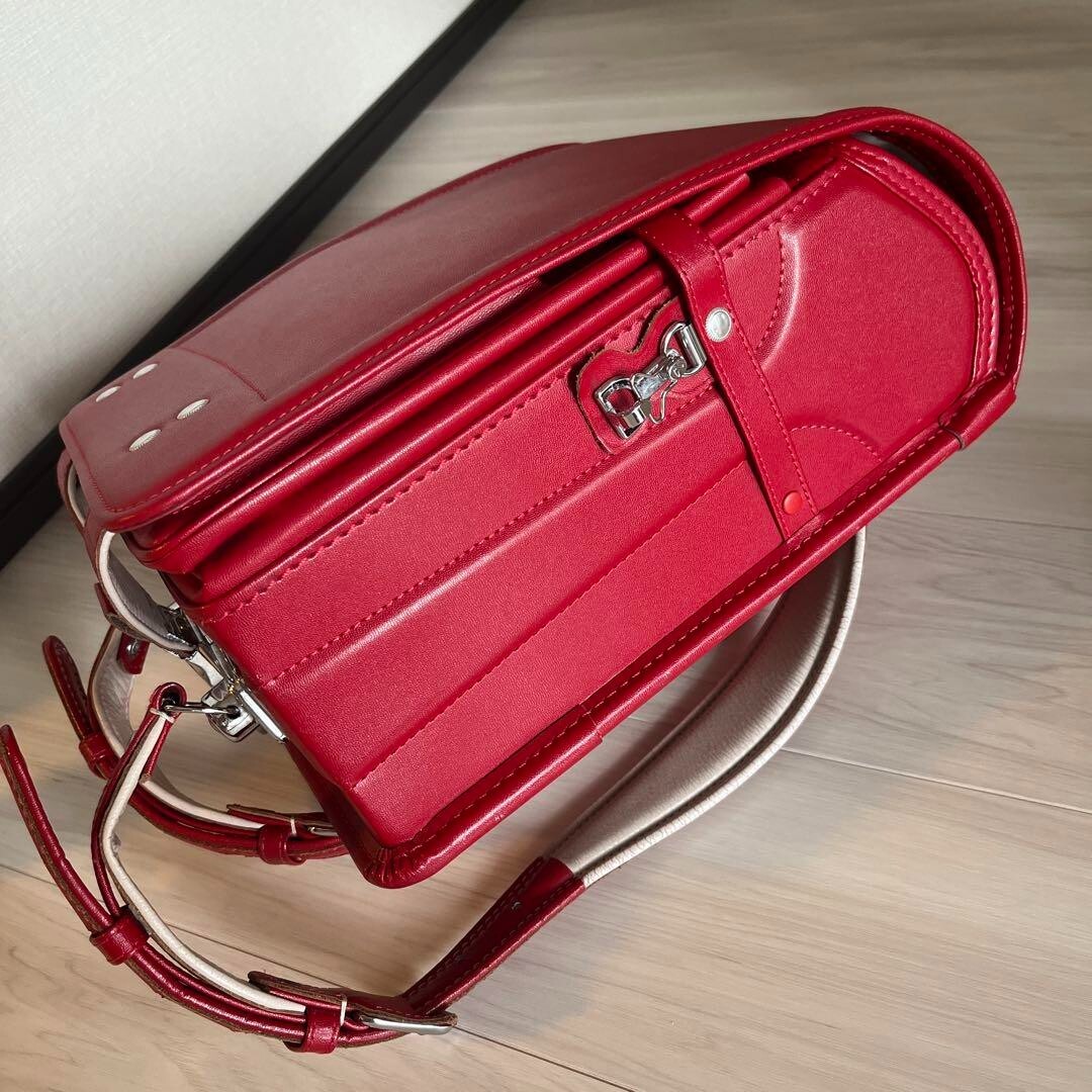 Randoseru Tsuchiya Kaban Kid’s School Bag Backpack Basic Red Leather Japan