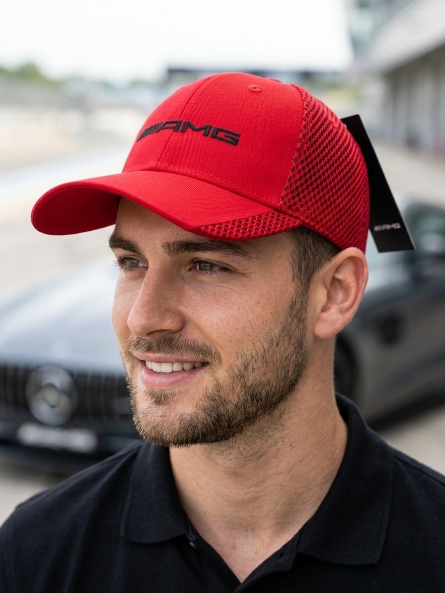 MERCEDES BENZ AMG Embroiled Logo Flexfit Baseball Cap – Port Authority