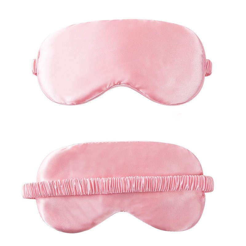 Imitation Silk Sleep Eye Mask Light Blocking Double-sided Silk Ice Silk Eye Mask