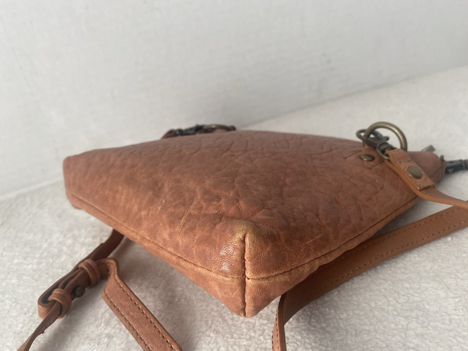 Will Leather Goods Crossbody Shoulder Bag Tan Small USA