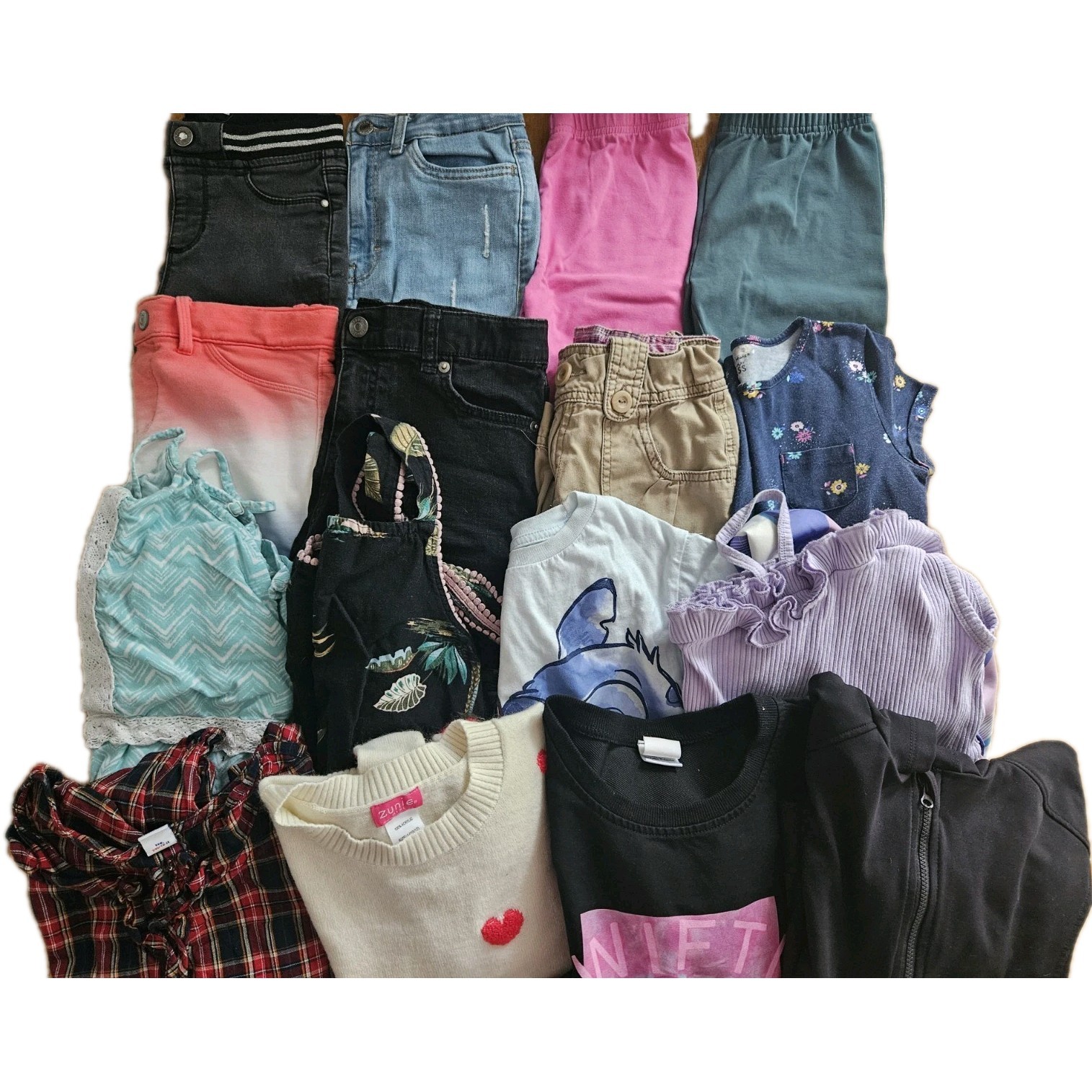 EUC Huge Lot Clothes Girls Size 10/12 10 & 12 Shirts, Shorts, Pants, Dresses.
