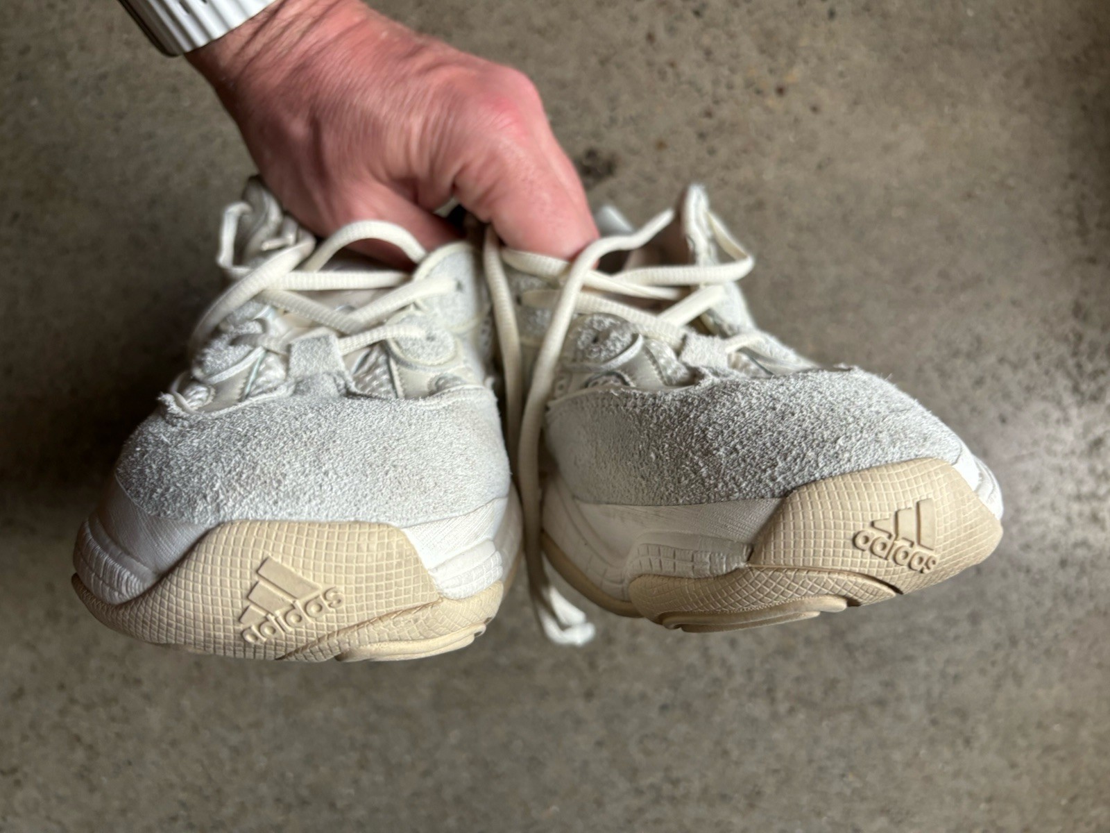 adidas Yeezy 500 Bone White Shoes Mens Size 8