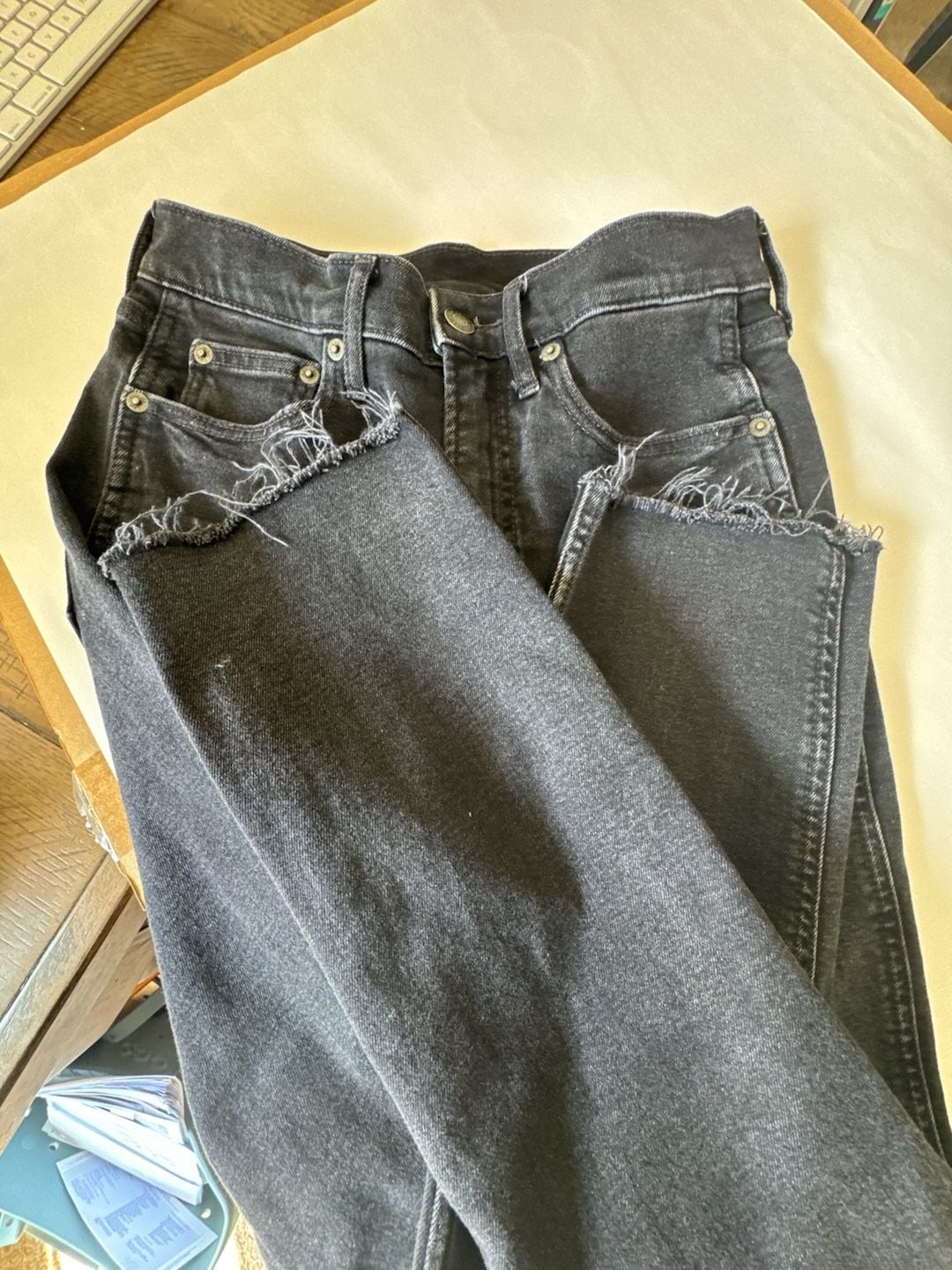 Gap Vintage Slim High Rise Black Denim Jeans