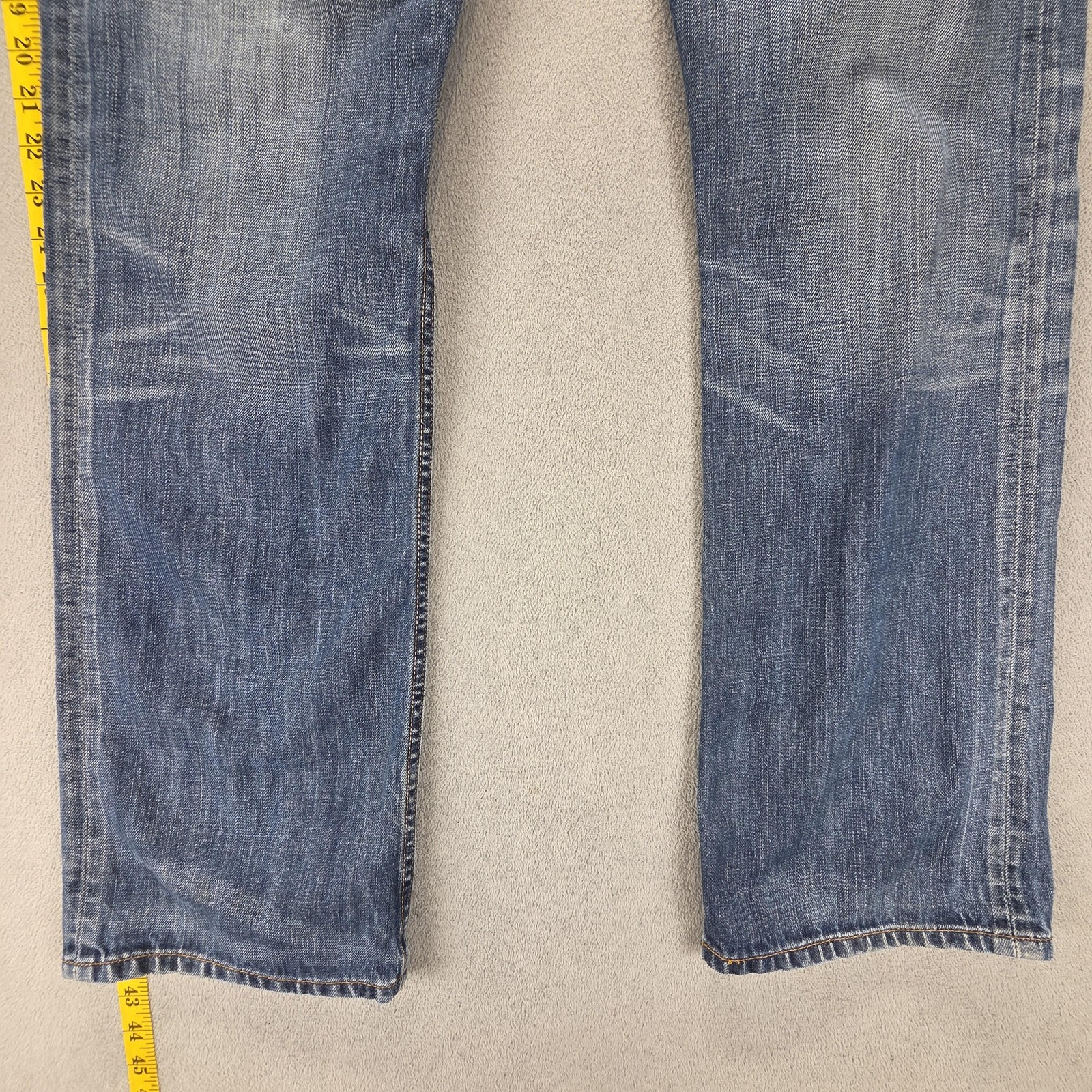 Vintage Levis Engineered Jeans Mens 34×34 Blue Honeycomb Whiskers Zip Fly