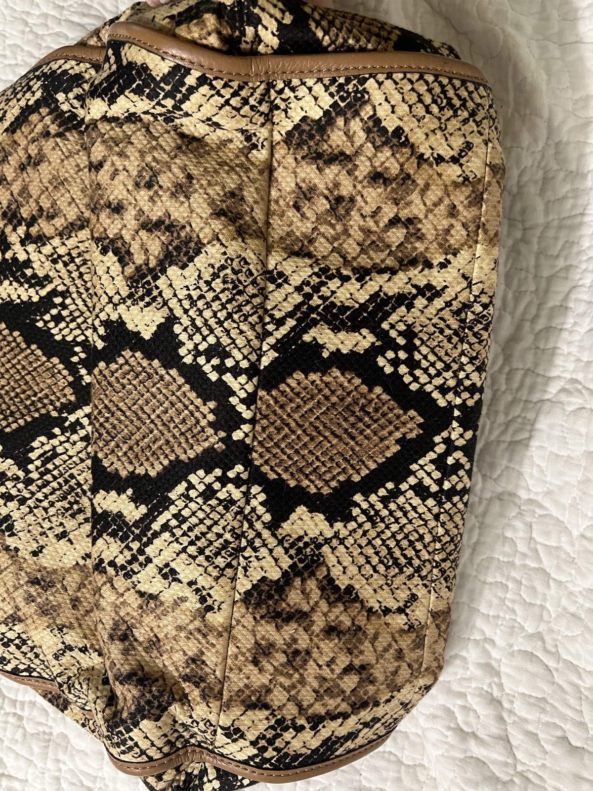 COACH Madison Python Phoebe EUC Bag
