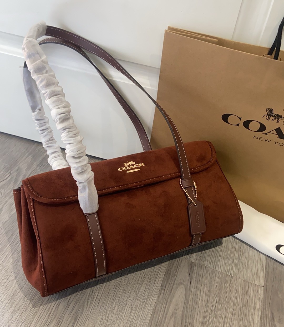Coach Shoulder Bag CDB06 Birdget – Fashionable Crossbody Bag Brown