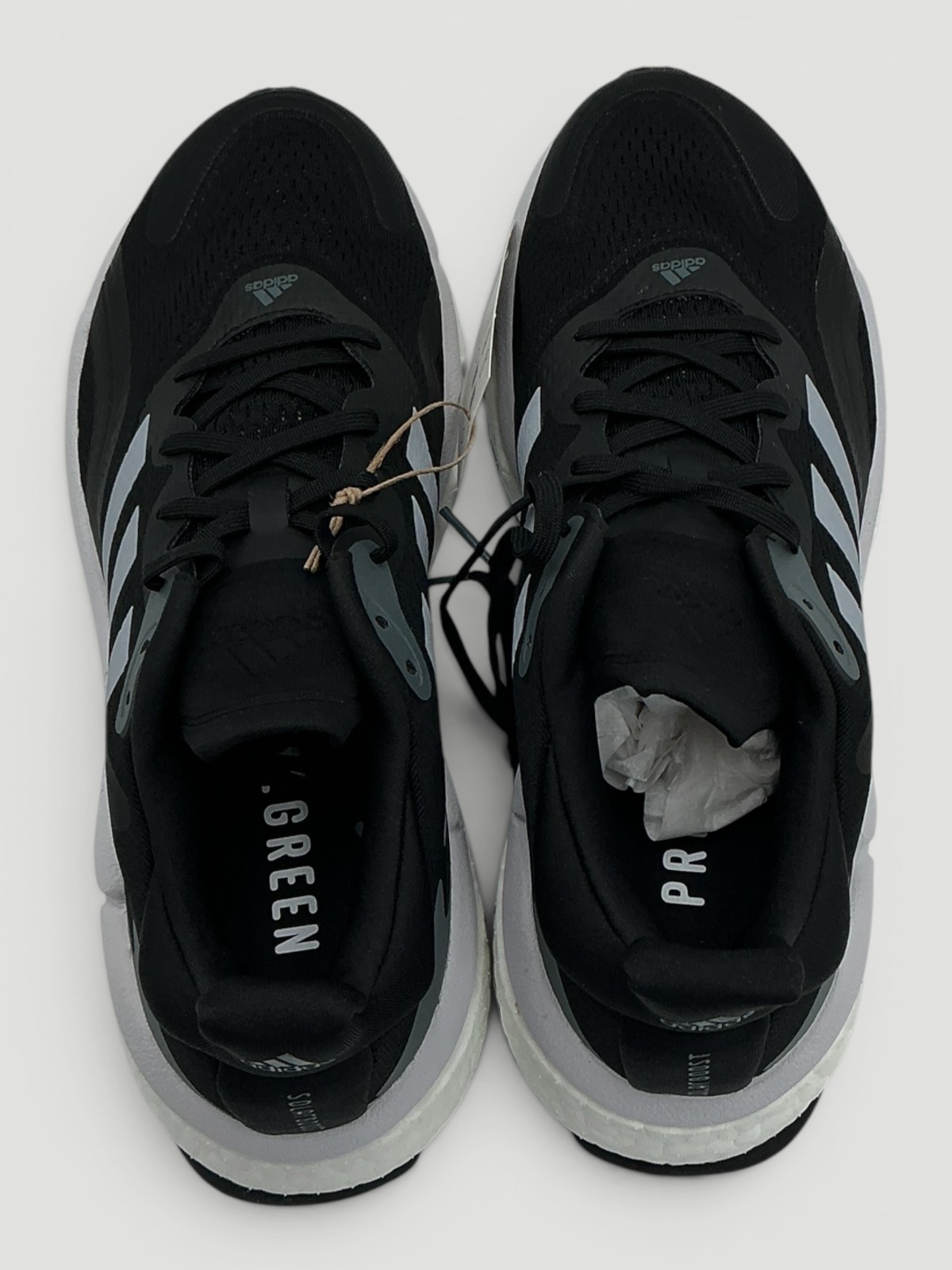 Adidas Solar Boost 21 Men’s Size 8.5 Black/Halo Silver/Grey Running Shoes NWOB