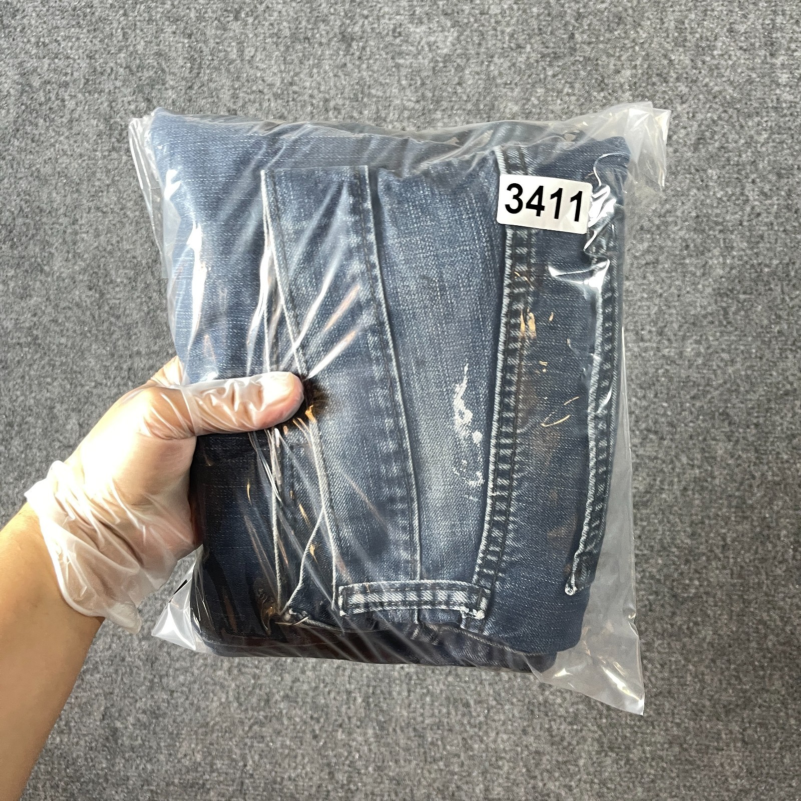 Levis 527 Bootcut Mens 34×34 Blue Jeans Distressed Vintage Y2K Grunge Western