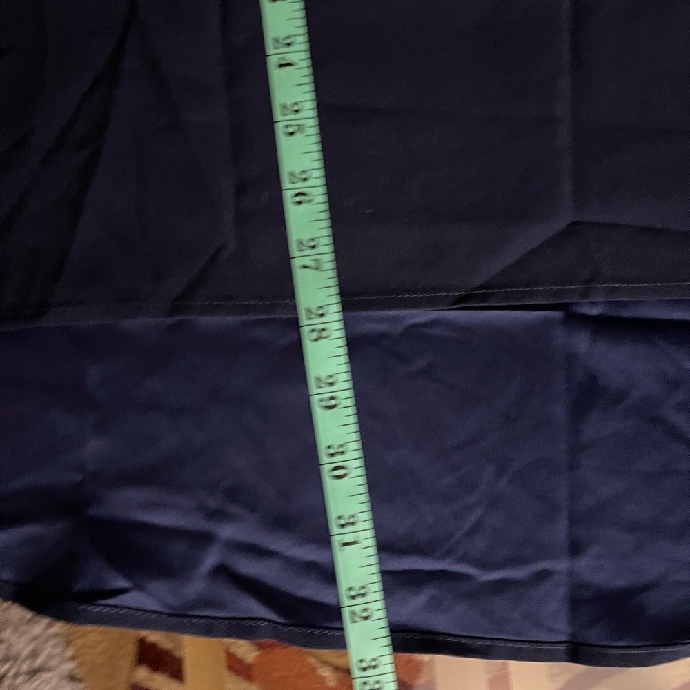 Roaman’s Navy Blue Bell Sleeve Blouse Tie Back Tunic Plus Size 18/20 NWT