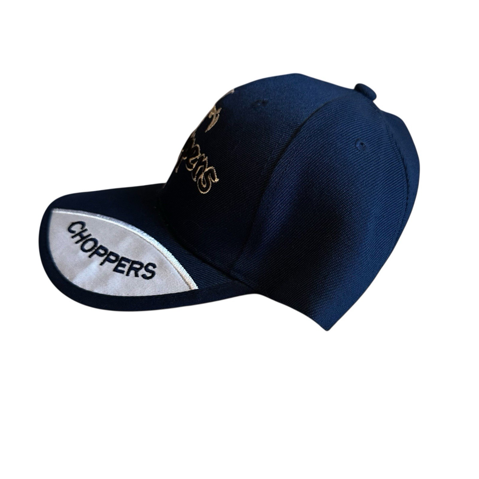 NEW West Coast Choppers Sword Blue Denim Baseball Cap Hat Motorcycle