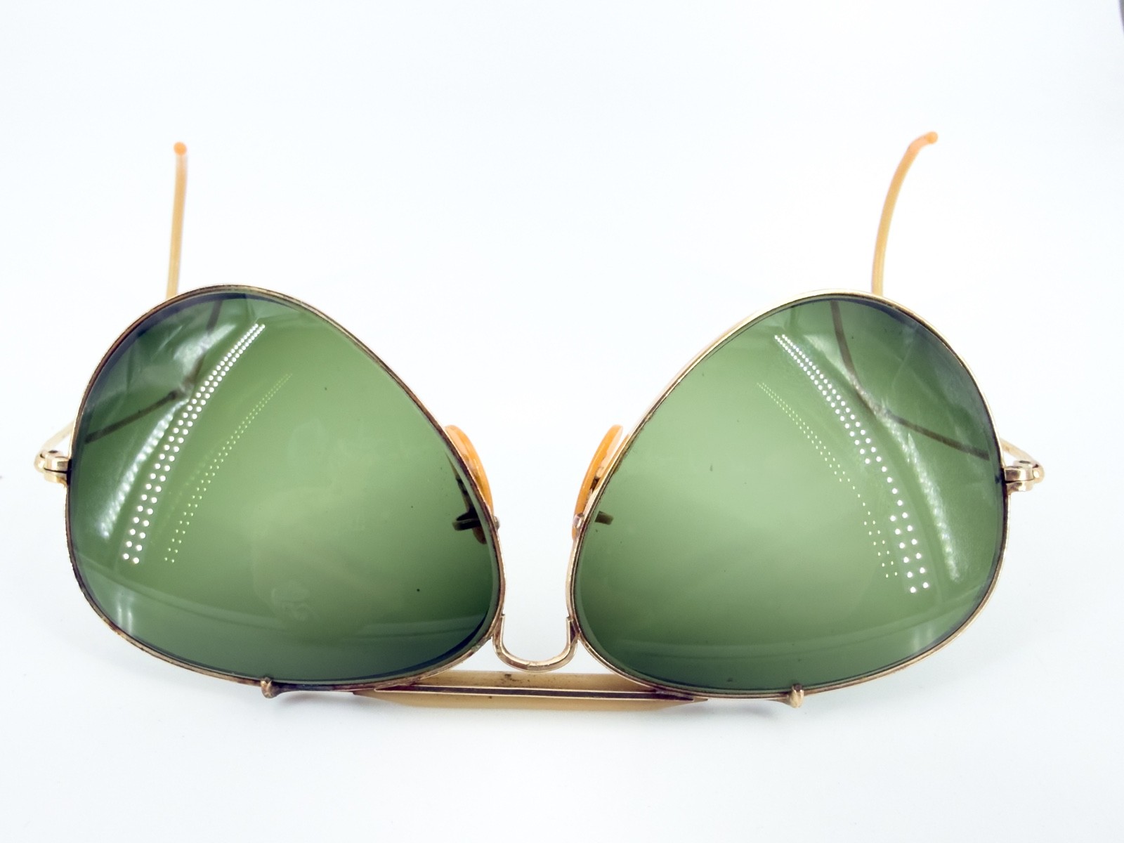 Ray Ban Bausch & Lomb B&L Sunglasses FRAMES 1/10 12k GF 58mm Outdoorsman M656