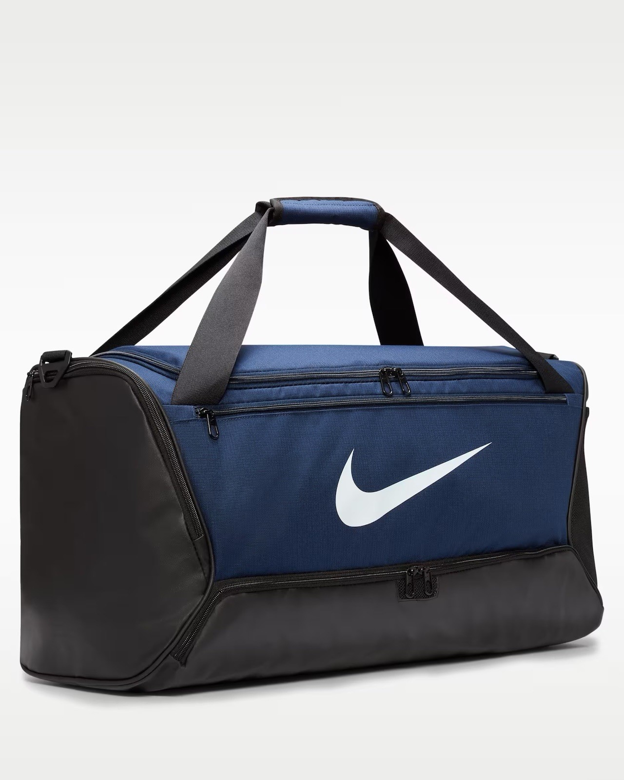 Nike BRASILIA 9.5 Gym Bag Training Duffle MEDIUM Blue/Black/White DH7710-481 60L