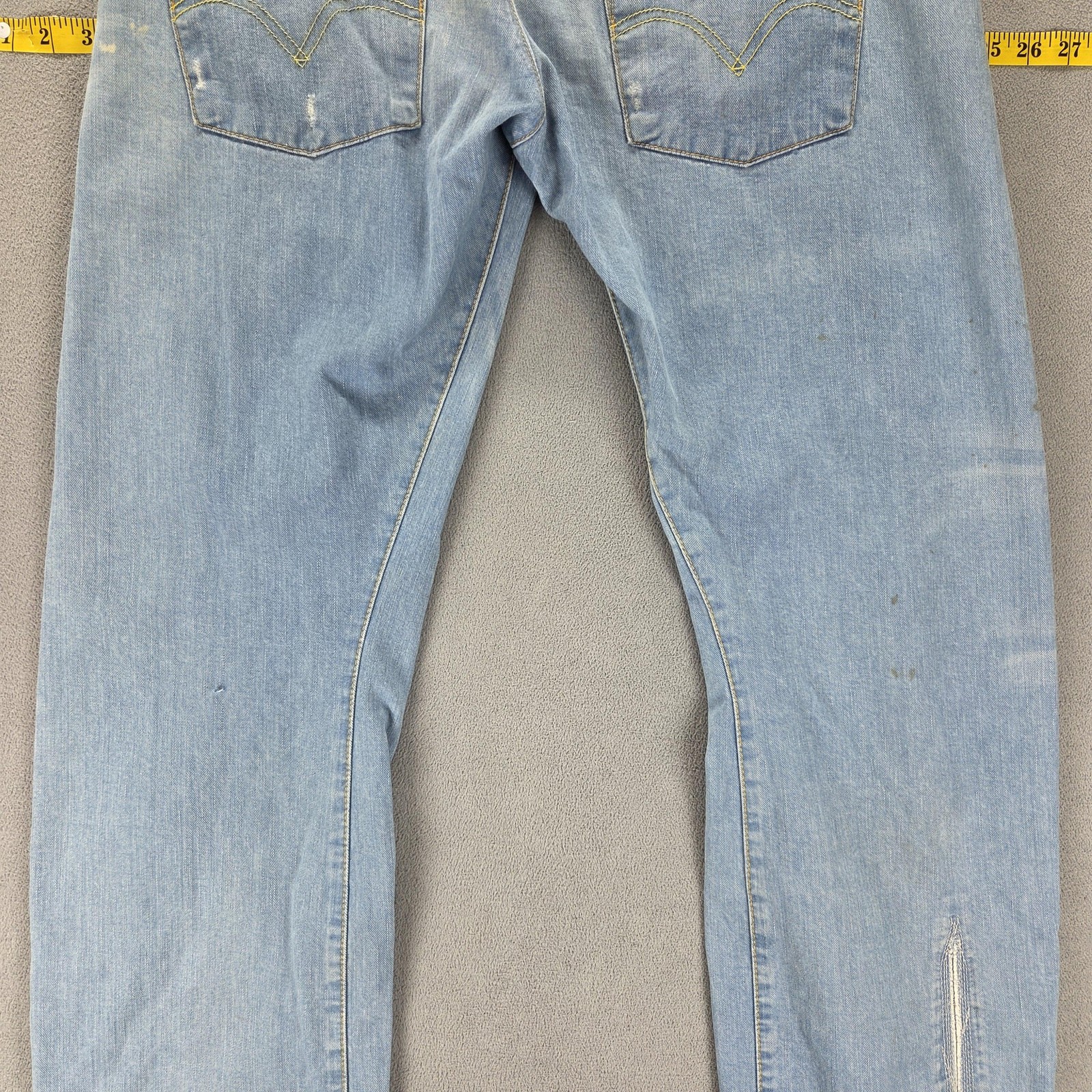 Vintage Levis Engineered Jeans Mens 33×34 Blue Twisted Light Wash Denim