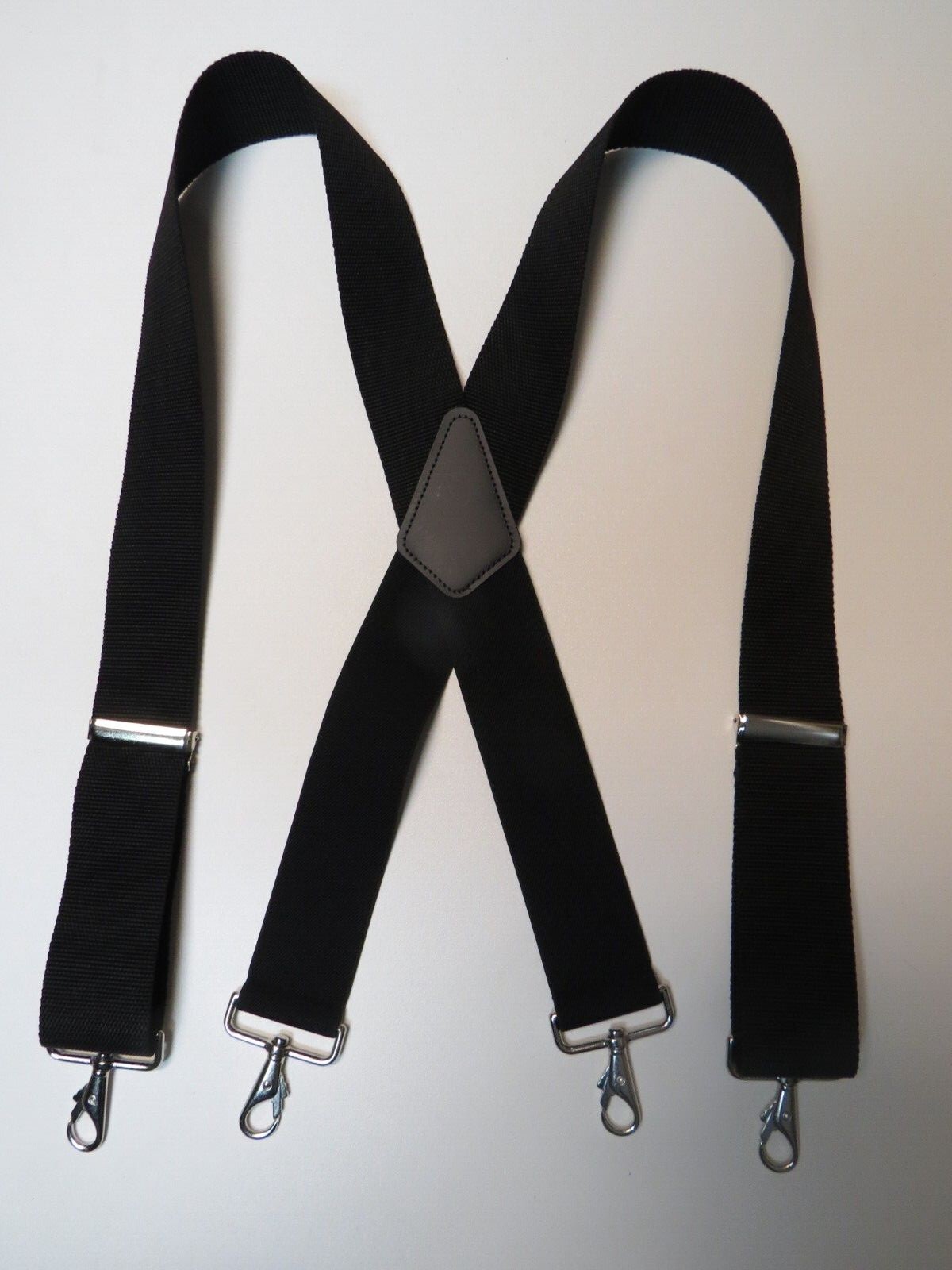 ASST.NON-STRETCH 2″ MENS Suspenders “X” INDUSTRIAL QUALITY Material MADE IN USA