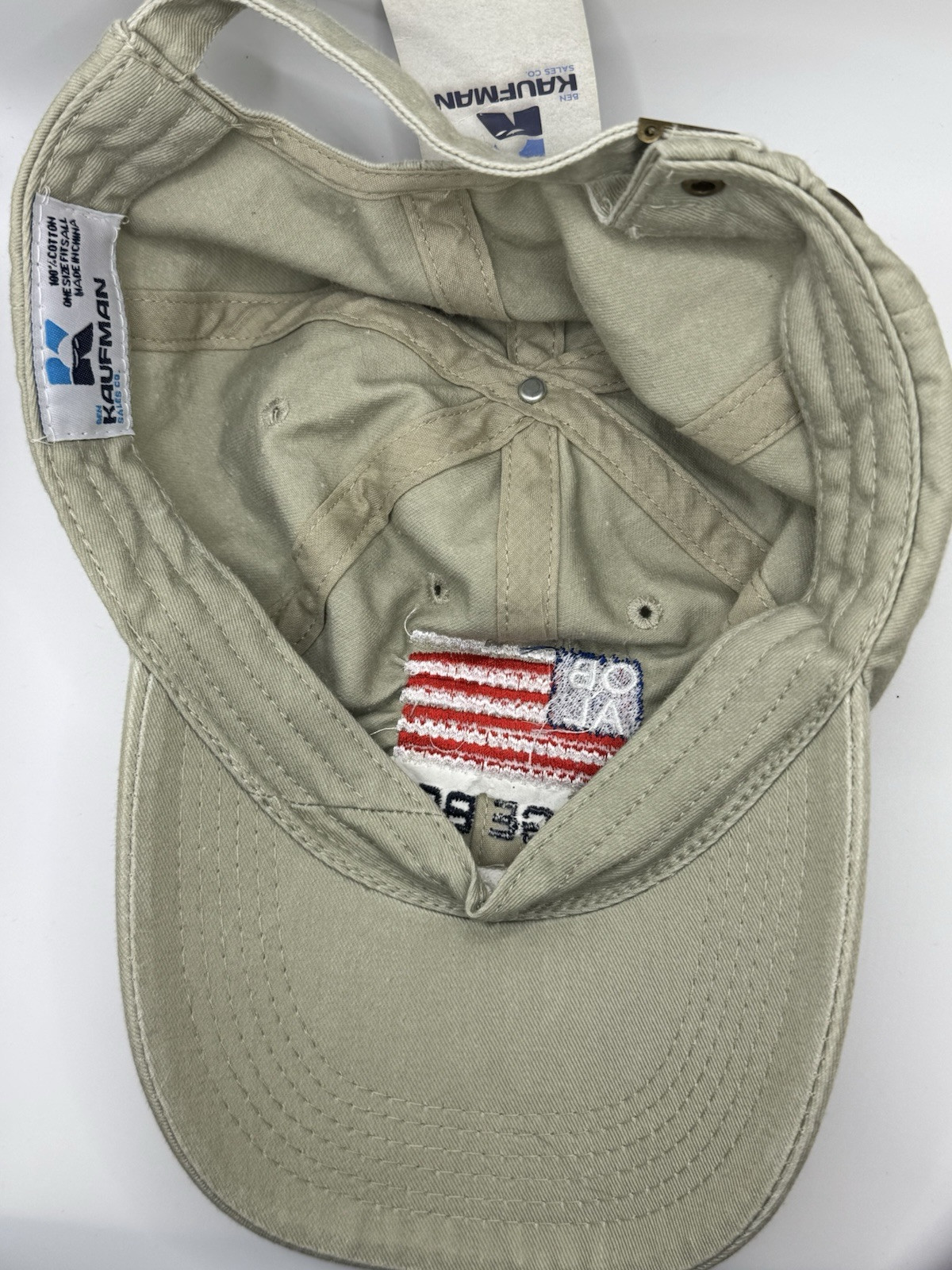 ORANGE BEACH ALABAMA Beige Brown adjustable Cotton Cap AL – NWT