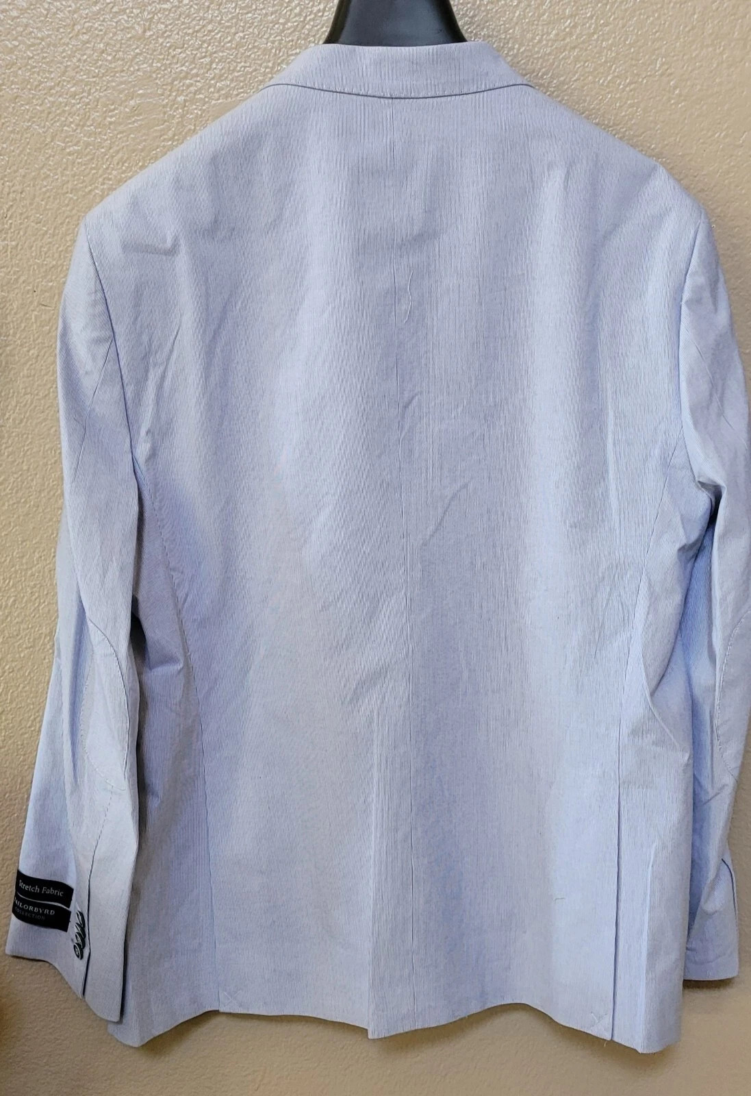 TailorByrd Men’s Sport Coat, Retail: $172, Tailorbyrd Men’s Blazer, Navy, 46R