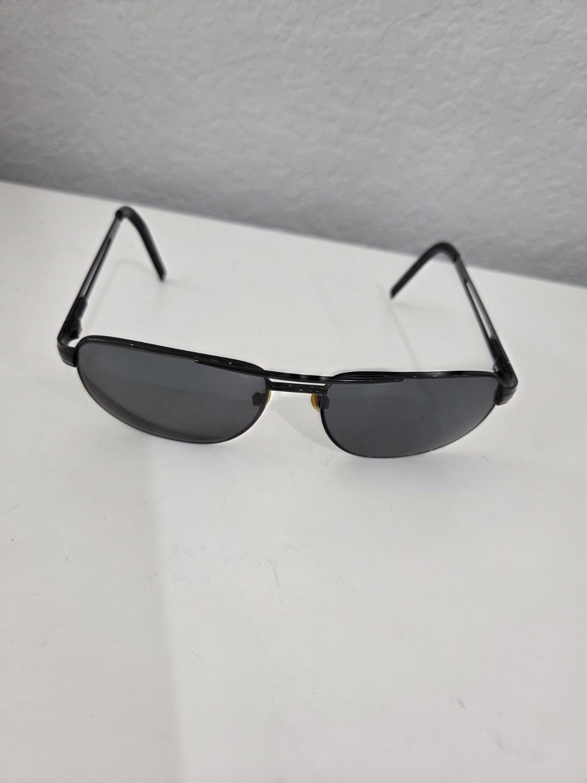 Perry Ellis Mens Sunglass Gunmetal / Metal Aviator Dark GRAY LENS