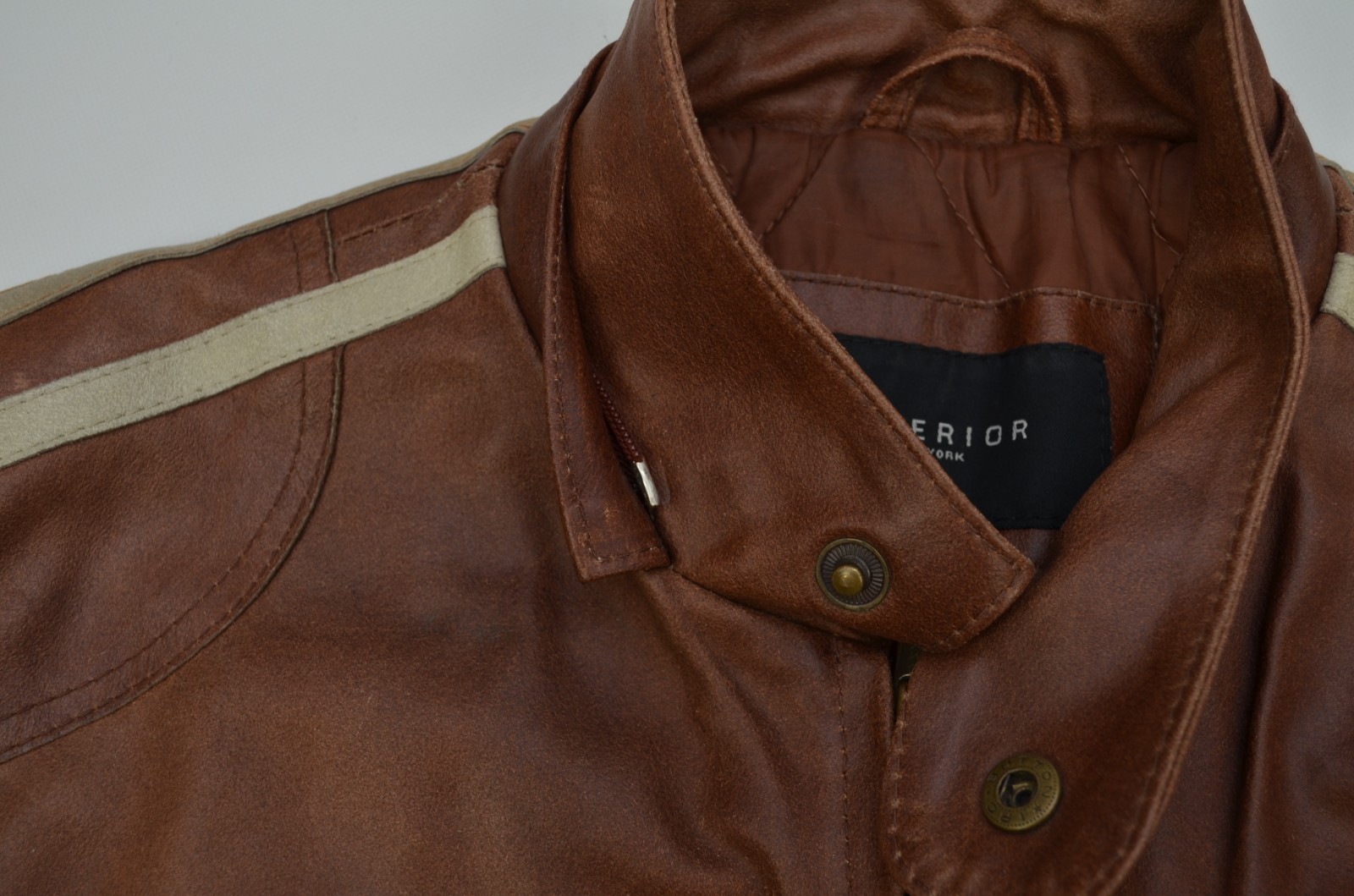 Vintage Superior New York Brogniez American Classic Motorcycle Leather Jacket M