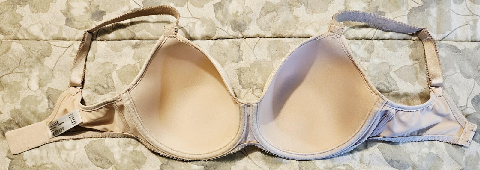 NWOT FANTASIE FL10131 Spacer Molded Cups Underwire Bra 34G Nude Beige